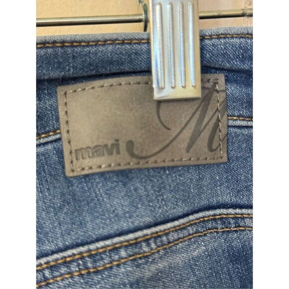 Mavi Jeans Devan Straight Leg Jeans in Mid Supersoft 28 - Picture 2 of 4